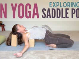 Yin Yoga Saddle Pose