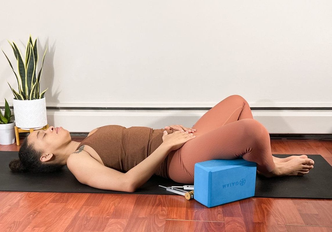 Yin Yoga for Pregnancy - Reclined Butterfly
